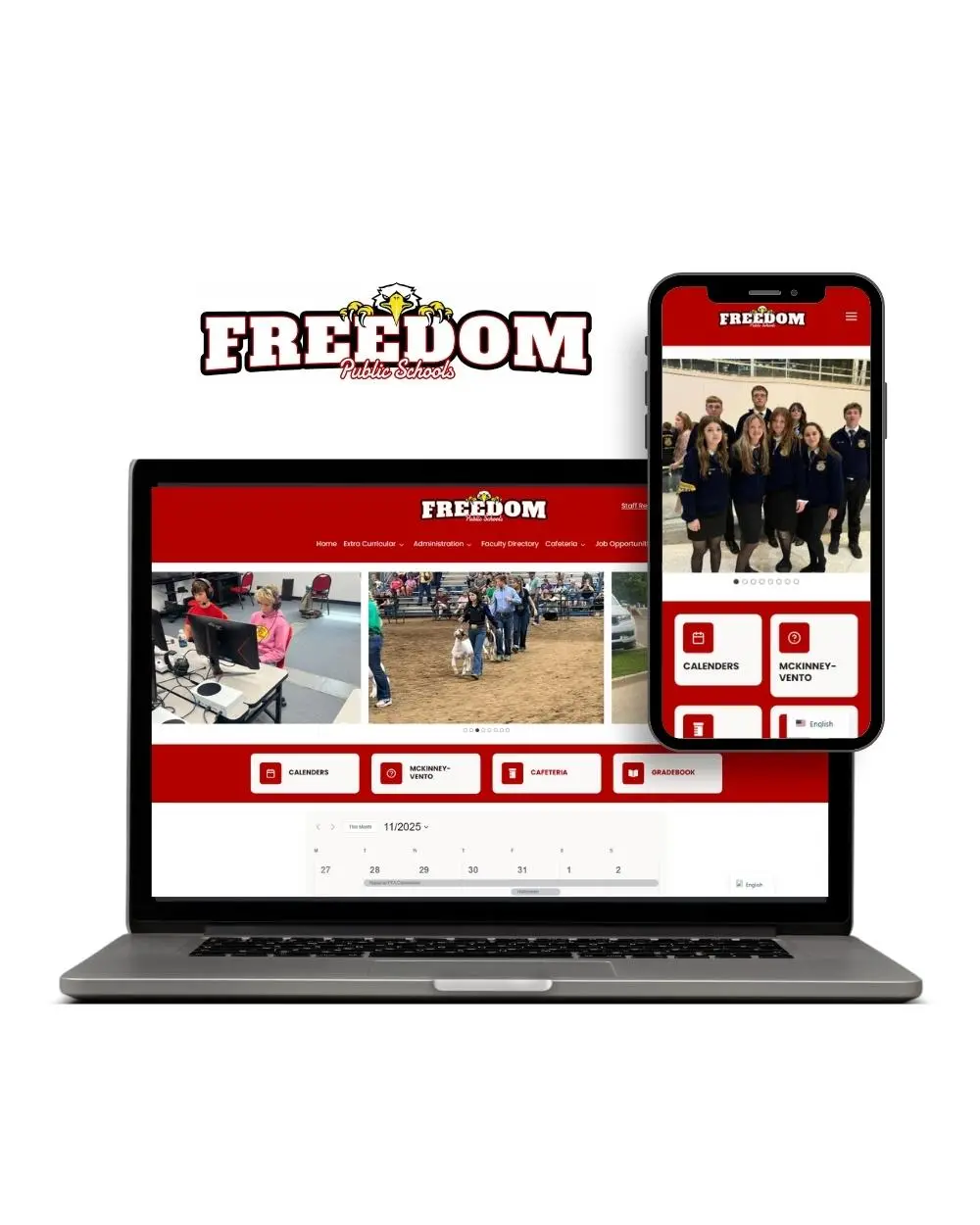 Freedom Public Schools website