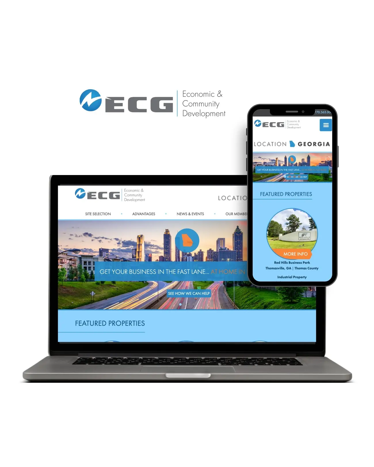 Location Georgia Economic and Community Development website