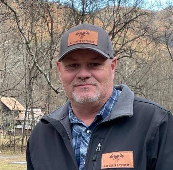 A photo of Dwayne Devellen, owner of Hat Creek Butchery